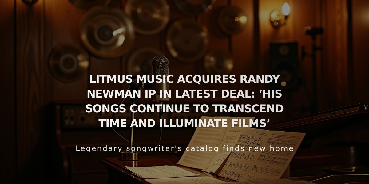 Randy Newman Sells Music Rights to Litmus Music in Major Deal, Including Iconic Toy Story Songs