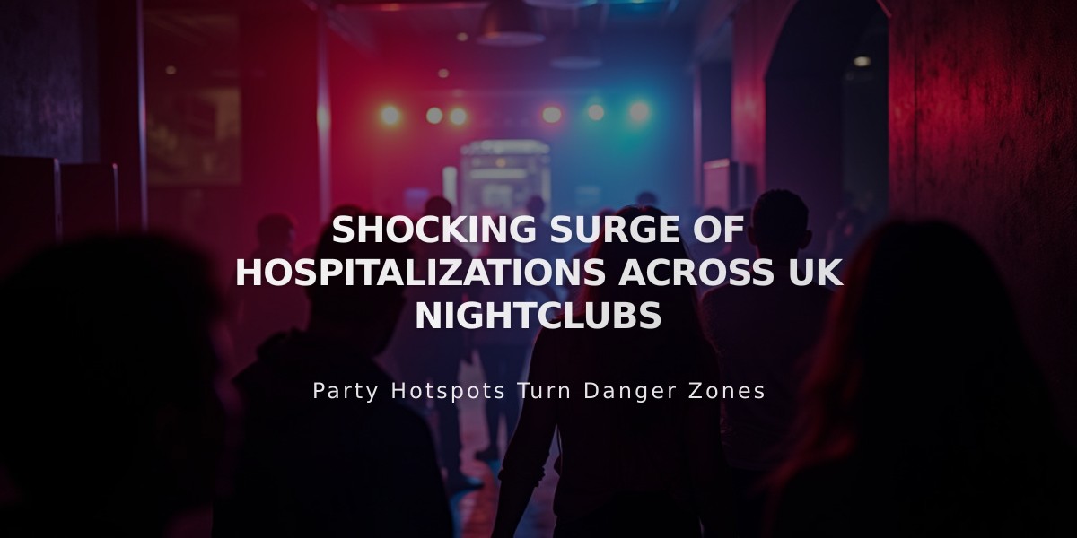 Alarming Rise in UK Nightclub Incidents Sparks Health and Safety Concerns