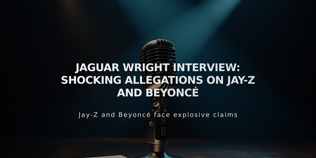 Jaguar Wright Faces Legal Action After Unproven Claims Against Jay-Z and Beyoncé