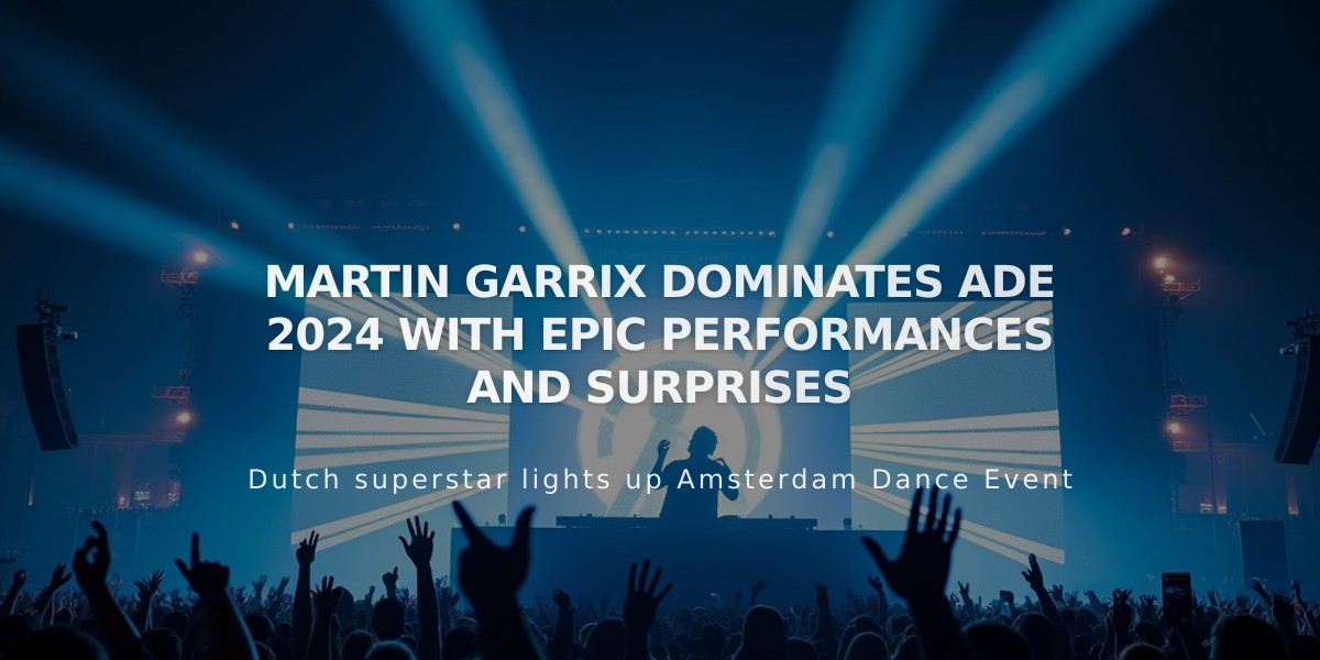 Martin Garrix Claims Historic Fifth DJ Mag #1 Title During Spectacular ADE 2024