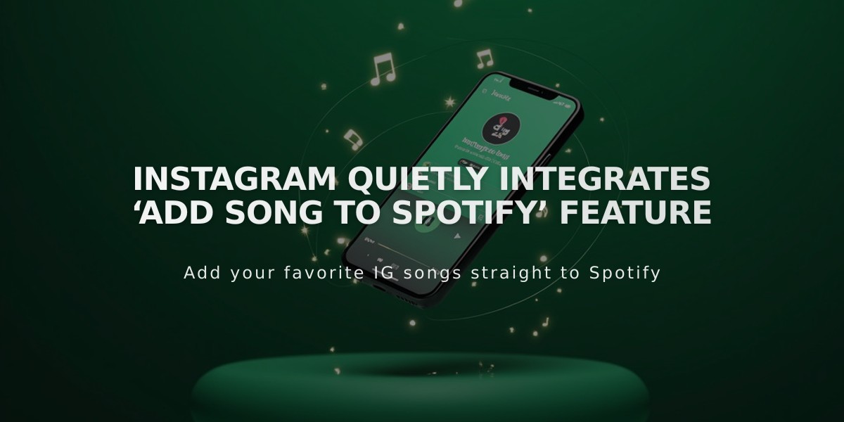 Instagram Now Lets Users Save Reels Songs Directly to Spotify