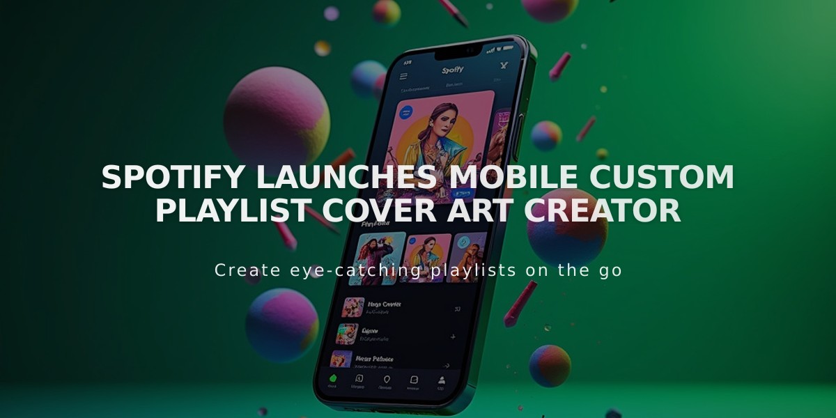 Spotify Rolls Out Mobile Custom Playlist Covers for All Users