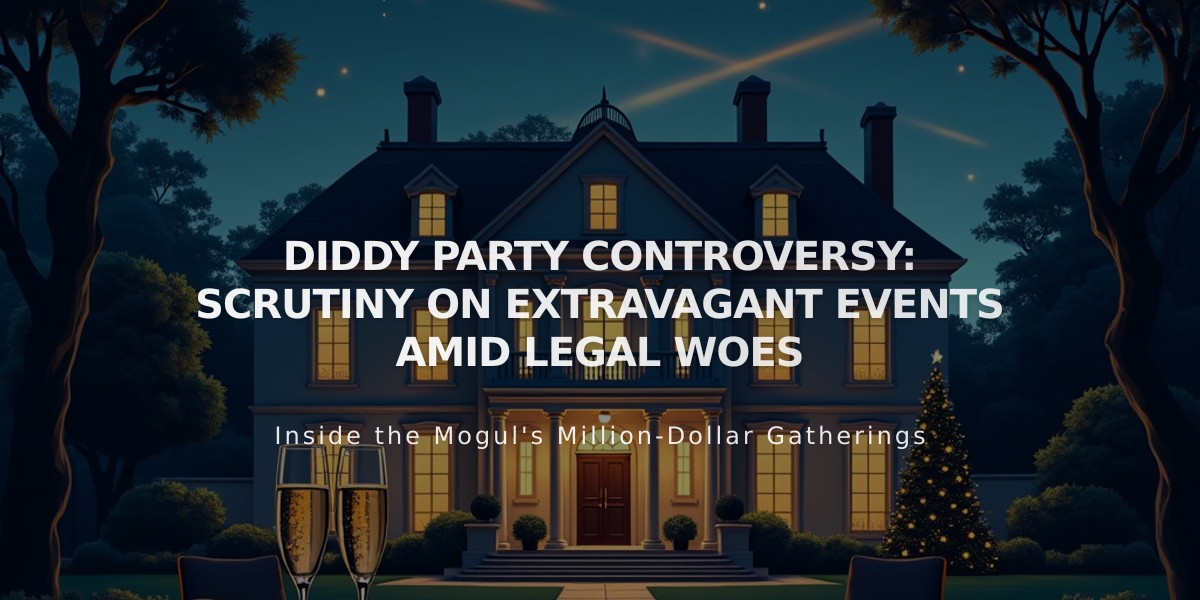 Diddy's Elite Parties Under Investigation as Legal Challenges Mount