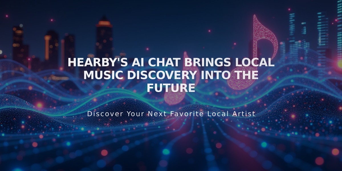 Hearby's AI Chat Brings Local Music Discovery Into The Future