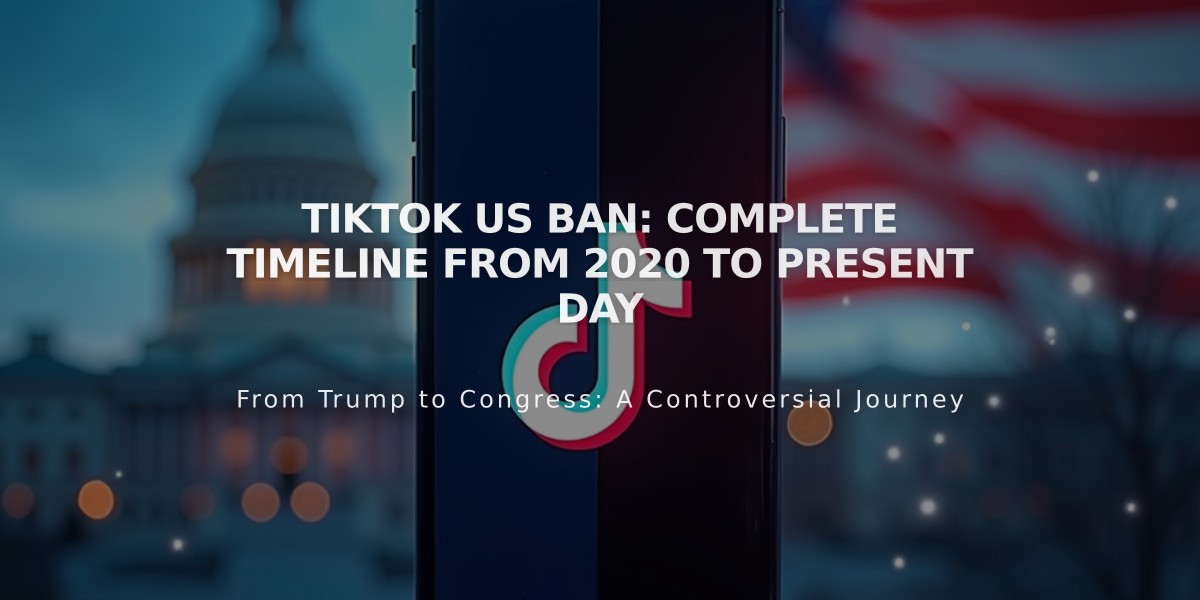 TikTok US Ban: Complete Timeline from 2020 to Present Day