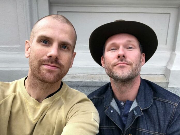 Two men from Dada Life posing