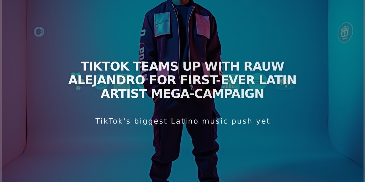 TikTok Teams Up with Rauw Alejandro for First-Ever Latin Artist Mega-Campaign