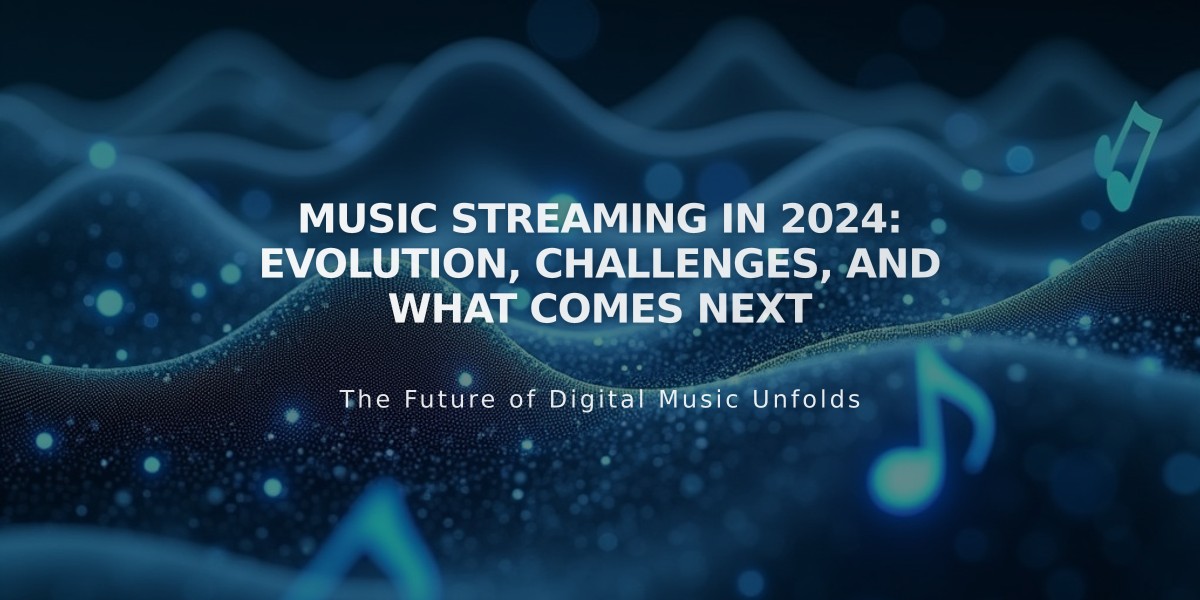 Music Streaming in 2024: Evolution, Challenges, and What Comes Next