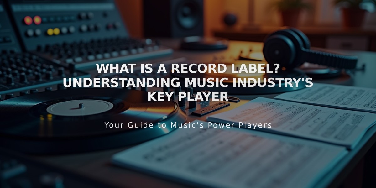 What Is a Record Label? Understanding Music Industry's Key Player