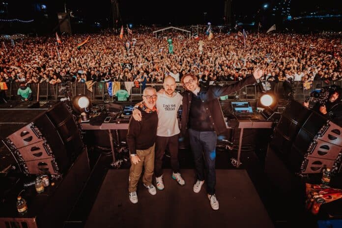 Above & Beyond performing at Coachella