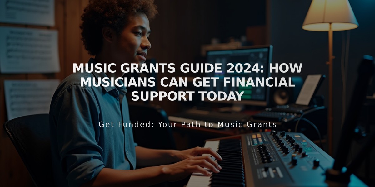 Music Grants Guide 2024: How Musicians Can Get Financial Support Today