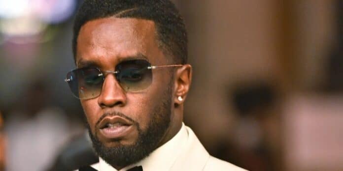 Sean Combs wearing sunglasses