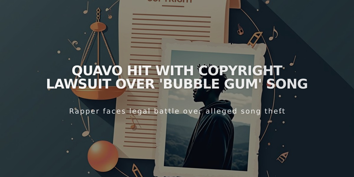 Quavo Hit with Copyright Lawsuit Over 'Bubble Gum' Song