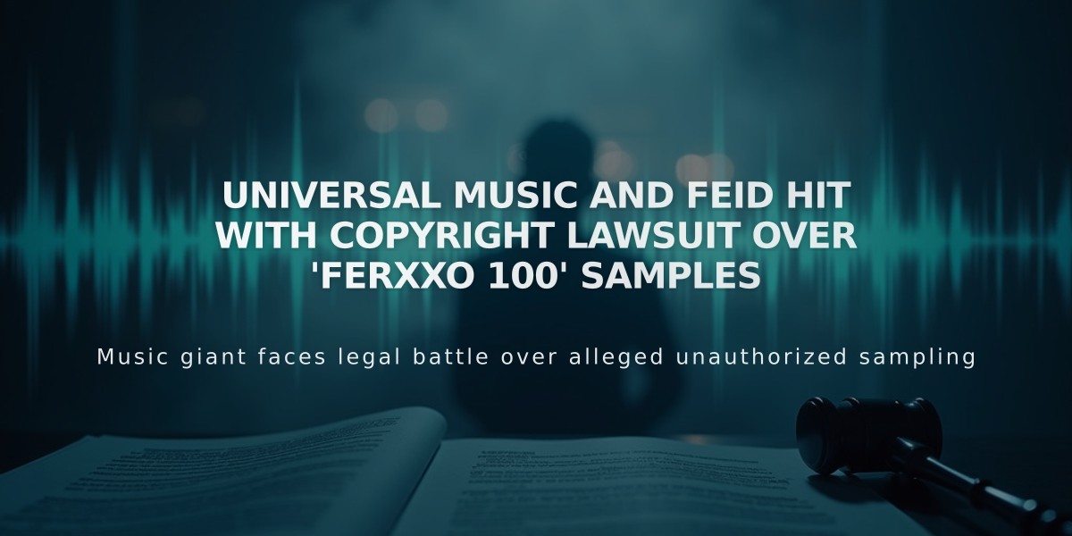 Universal Music and Feid Hit With Copyright Lawsuit Over 'Ferxxo 100' Samples