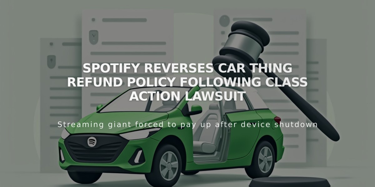 Spotify Reverses Car Thing Refund Policy Following Class Action Lawsuit