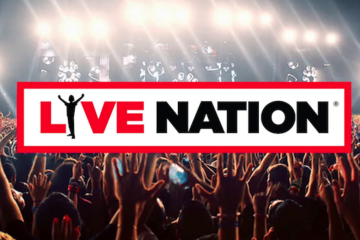 Live Nation logo with concert audience