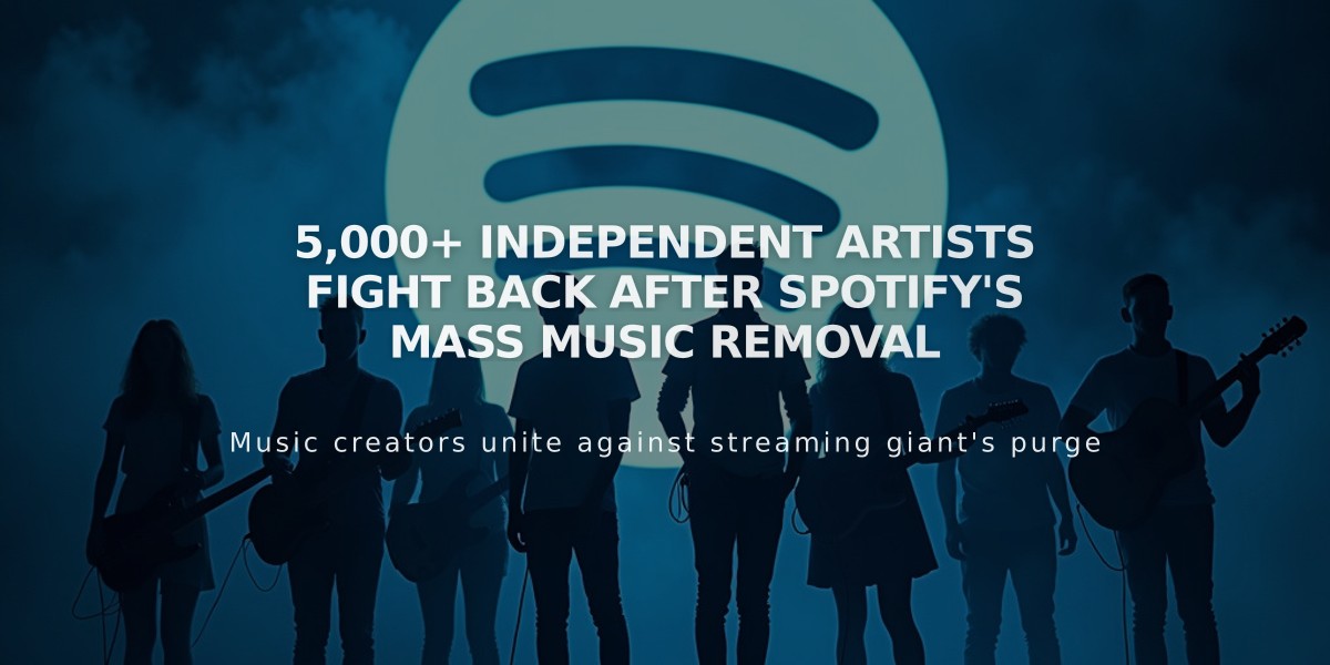 5,000+ Independent Artists Fight Back After Spotify's Mass Music Removal