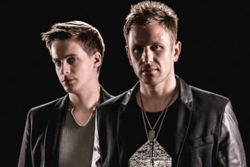 Tritonal duo performing on stage