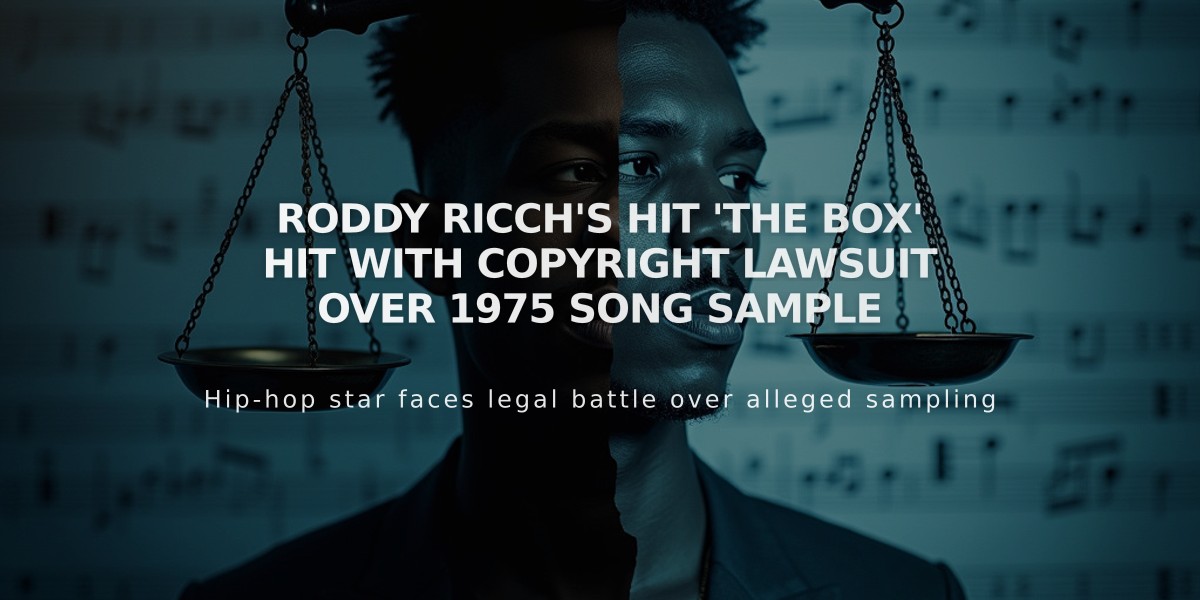 Roddy Ricch's Hit 'The Box' Hit with Copyright Lawsuit Over 1975 Song Sample