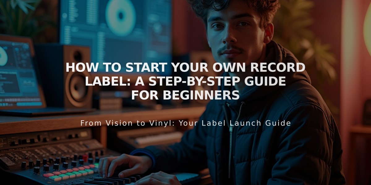 How to Start Your Own Record Label: A Step-by-Step Guide for Beginners