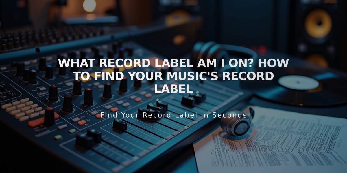 What Record Label Am I On? How to Find Your Music's Record Label