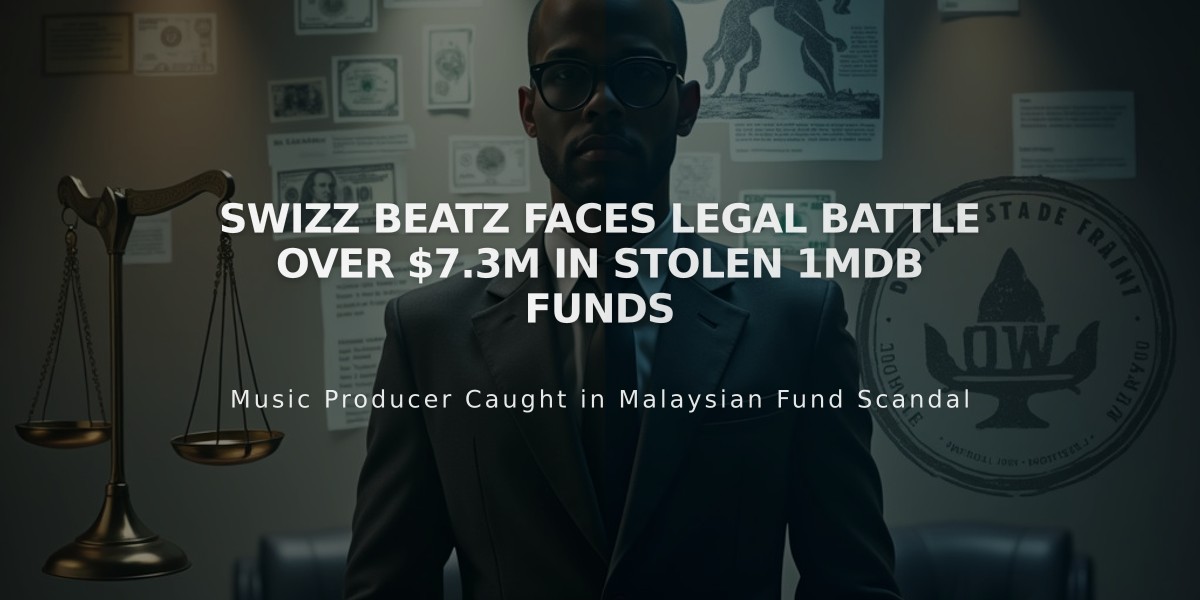 Swizz Beatz Faces Legal Battle Over $7.3M in Stolen 1MDB Funds