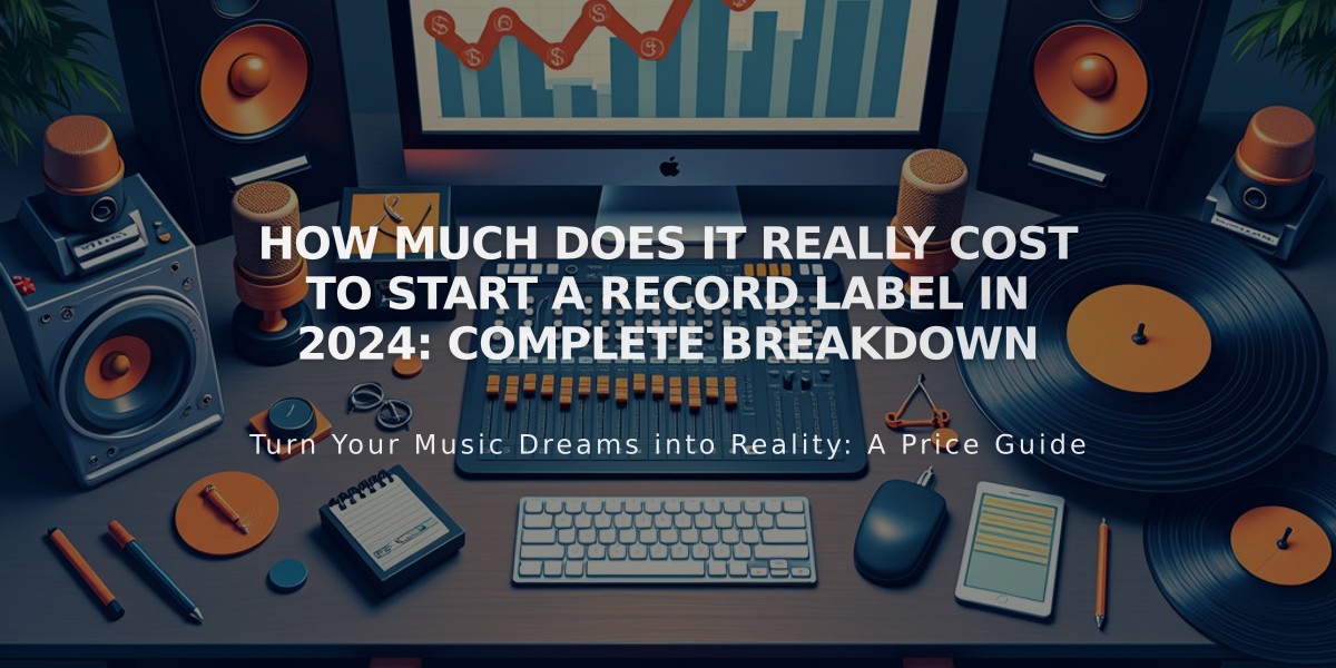 How Much Does It Really Cost to Start a Record Label in 2024: Complete Breakdown