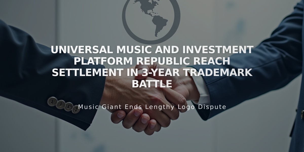 Universal Music and Investment Platform Republic Reach Settlement in 3-Year Trademark Battle