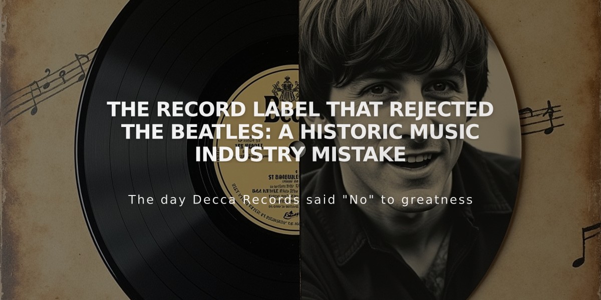 The Record Label That Rejected The Beatles: A Historic Music Industry Mistake