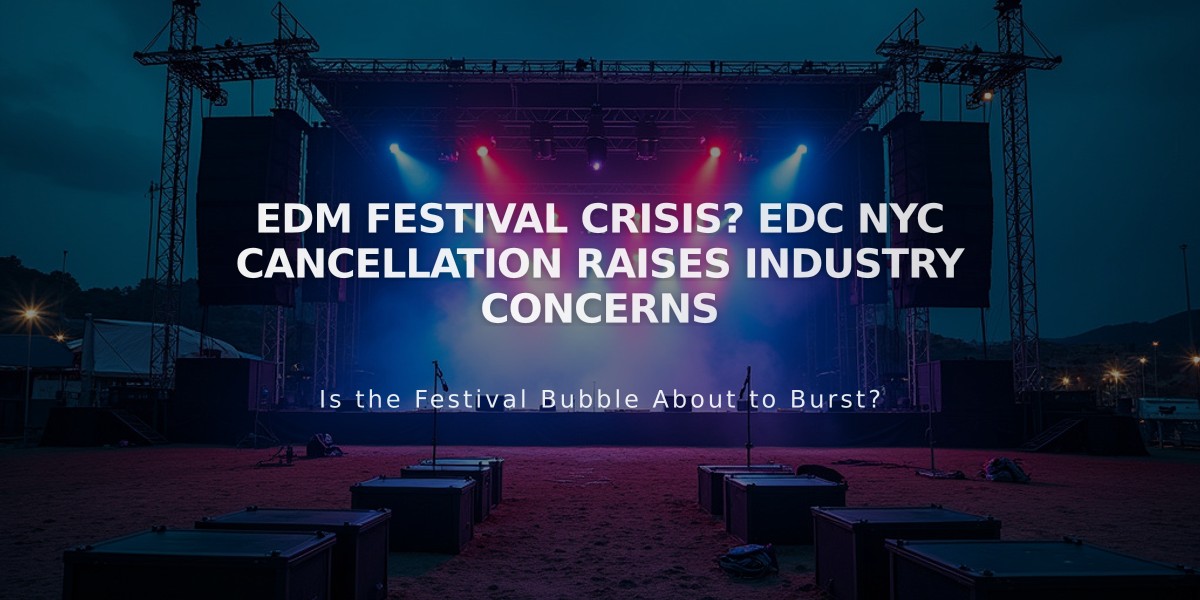 EDM Festival Crisis? EDC NYC Cancellation Raises Industry Concerns