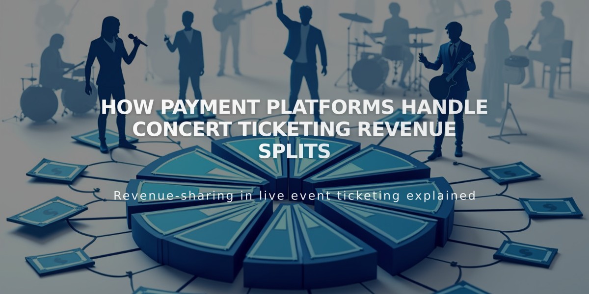 How Payment Platforms Handle Concert Ticketing Revenue Splits