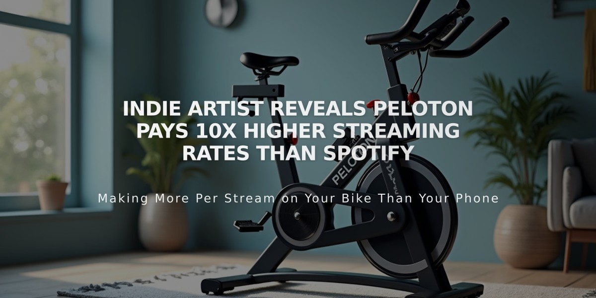 Indie Artist Reveals Peloton Pays 10X Higher Streaming Rates Than Spotify