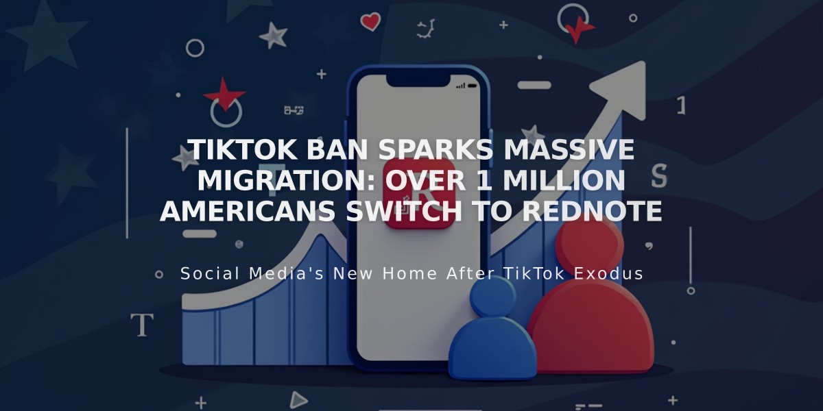 TikTok Ban Sparks Massive Migration: Over 1 Million Americans Switch to Rednote