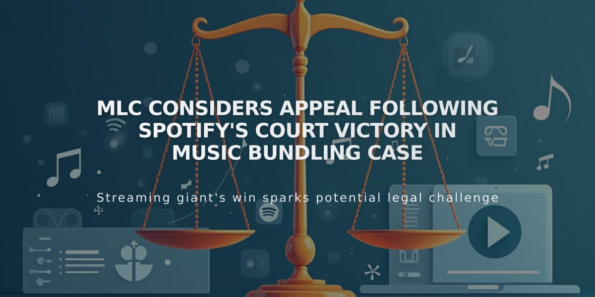 MLC Considers Appeal Following Spotify's Court Victory in Music Bundling Case