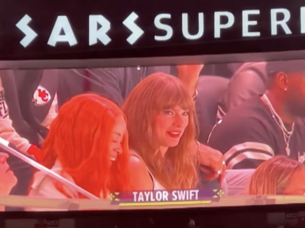 Taylor Swift and Ice Spice at Superdome