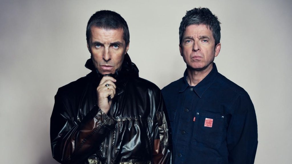 Oasis brothers Liam and Noel Gallagher