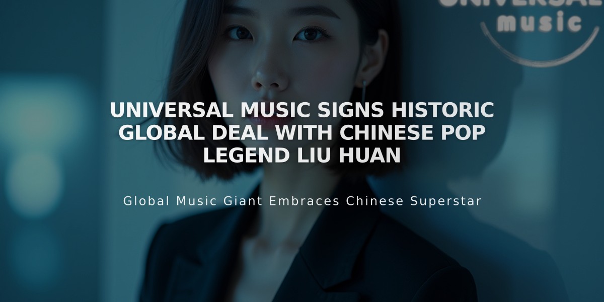 Universal Music Signs Historic Global Deal With Chinese Pop Legend Liu Huan