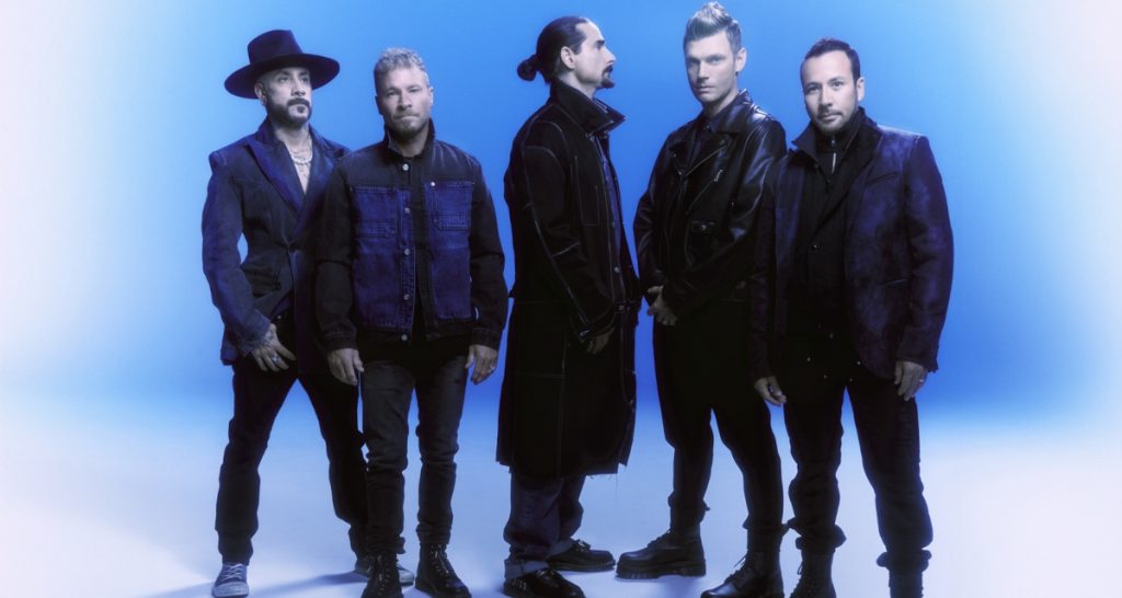 Backstreet Boys performing at Sphere venue