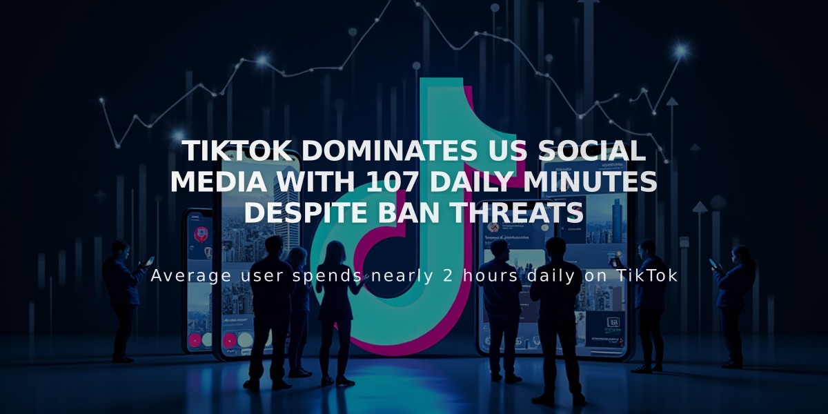 TikTok Dominates US Social Media With 107 Daily Minutes Despite Ban Threats