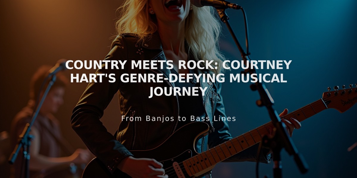 Country Meets Rock: Courtney Hart's Genre-Defying Musical Journey