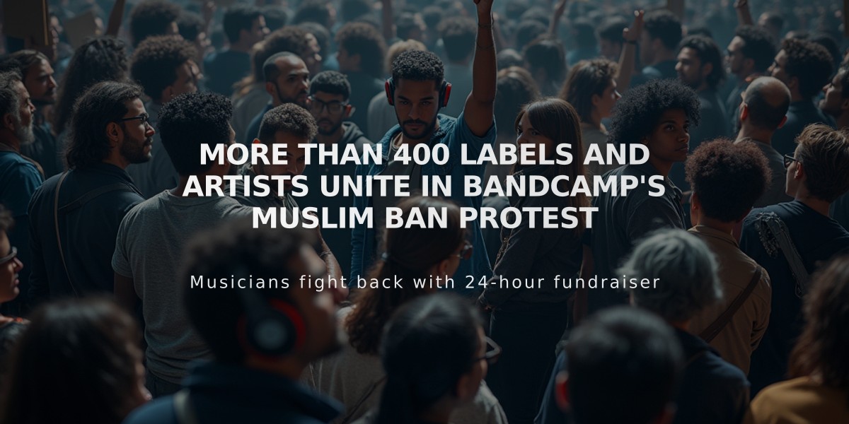 More Than 400 Labels and Artists Unite in Bandcamp's Muslim Ban Protest