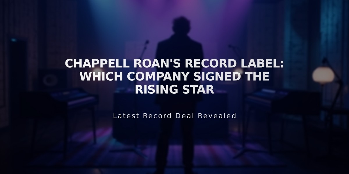 Chappell Roan's Record Label: Which Company Signed the Rising Star