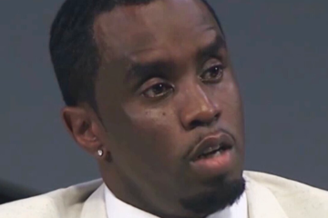 Diddy's serious face during legal battle