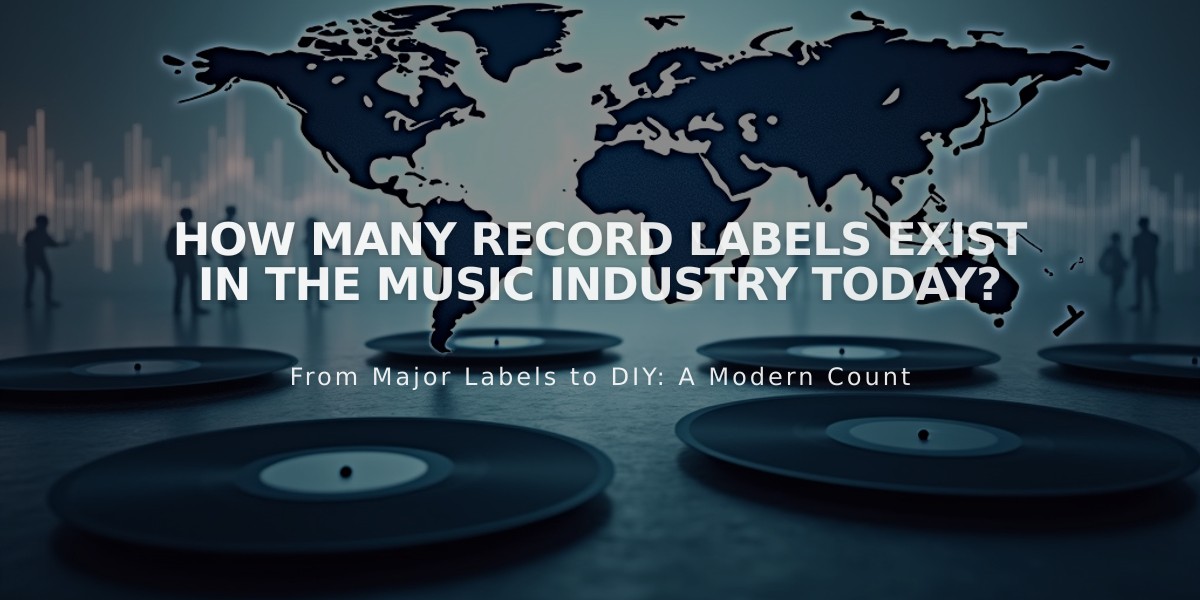 How Many Record Labels Exist in the Music Industry Today?