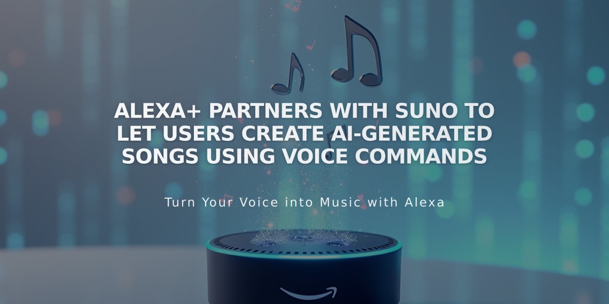 Alexa+ Partners With Suno to Let Users Create AI-Generated Songs Using Voice Commands