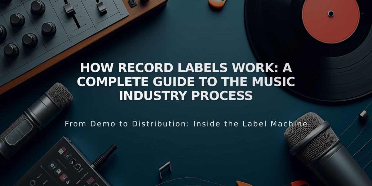 How Record Labels Work: A Complete Guide to the Music Industry Process