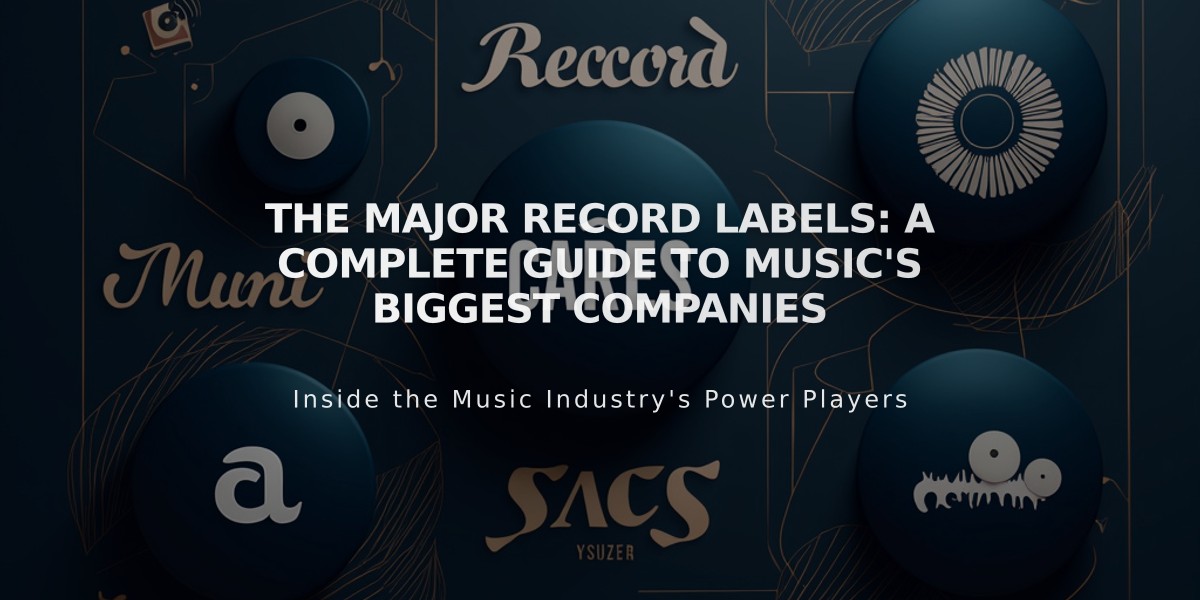 The Major Record Labels: A Complete Guide to Music's Biggest Companies