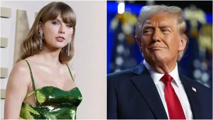 Donald Trump and Taylor Swift together